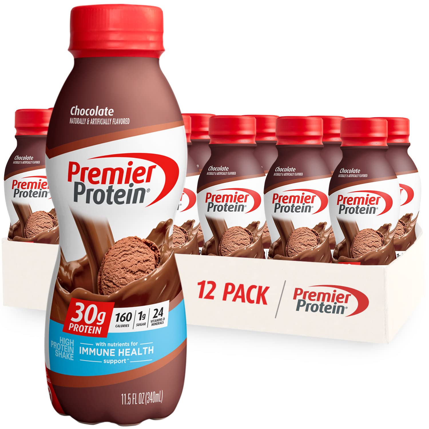 Premier Protein Shake, Chocolate, 12pk-$19.94