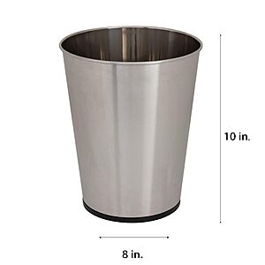 $8.99: Bath Bliss 5 Liter Small Wastebasket