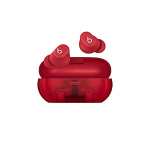 $59: Beats Solo Buds - Wireless Bluetooth Earbuds -Transparent Red