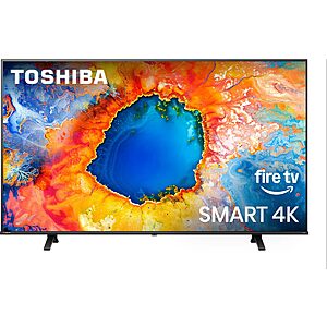 $190:  TOSHIBA 50" Class C350 Series LED 4K UHD Smart Fire TV w/ Voice Remote