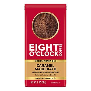 $4.73: 11-Oz Eight O'Clock Medium Roast Ground Coffee (Caramel Macchiato)
