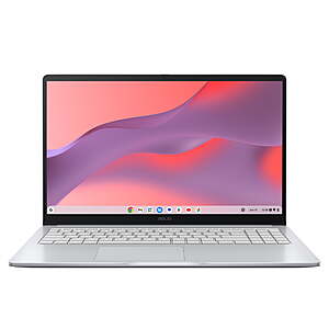 $139：ASUS CX15 15.6 inch FHD IPS Chromebook Laptop Intel Celeron N4500 4GB RAM 128GB eMMC Pure Gray