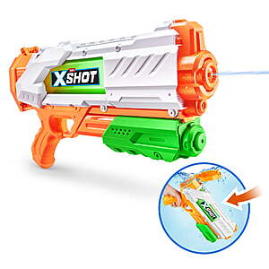 $4:XSHOT Water Fast-Fill (24 fl oz) with Seal Technology Outdoor Water Blaster by ZURU for Ages 5+