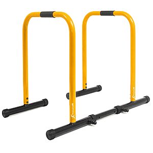 ProsourceFit Adjustable Dip Stand Station (Yellow) $43.95 + Free Shipping