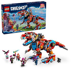 917-Piece LEGO Dreamzzz Cooper’s Robot Dinosaur C-Rex Building Toy $56 + Free Shipping