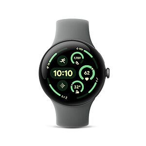 $199.99:Google Pixel Watch 3 (45mm) 2024 Model Matte Hazel Aluminum Case - Hazel Band - Wi-Fi at Amazon
