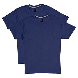 2-Pack Hanes Men's X-Temp Performance T-Shirts (Navy, Select Sizes) .30