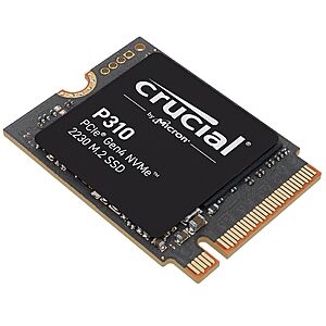 [Prime] $123.49: 2TB Crucial P310 PCIe Gen4 2230 NVMe M.2 SSD at Amazon