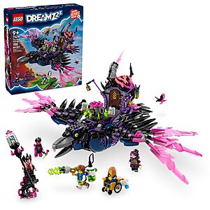 $59.99*:1203 Piece LEGO DREAMZzz The Never Witch’s Midnight Raven Building Toys  - 71478