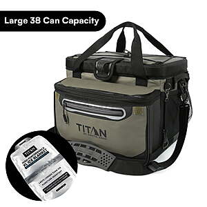 38-Can Arctic Zone Titan Zipperless Soft Cooler w/ Ice Blanket (4 Colors) $30 