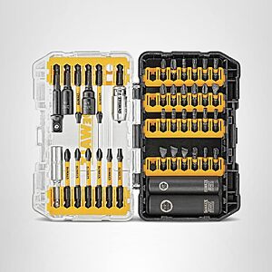 $20.23*:40-Piece DeWALT FlexTorq Impact Ready Steel Screwdriver Bit Set w/ Case
