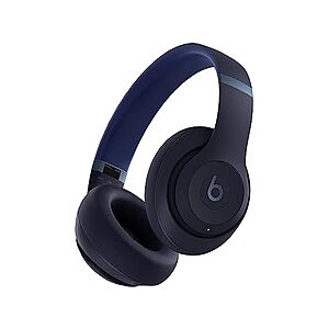 $100*:Beats Studio Pro - Wireless Bluetooth Noise Cancelling Headphones Black/Navy (Factory Reconditioned) @ Woot!