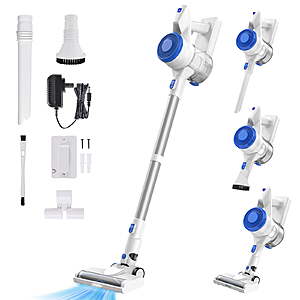 $49.79*:CareVac Cordless Stick Vacuum Cleaner Lightweight for Carpet Hard Floor Pet Hair