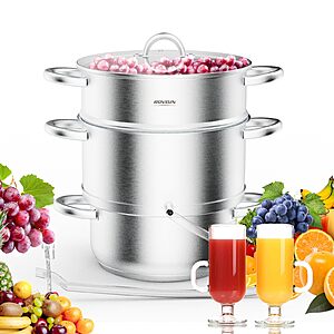 30*:ROVSUN 5 Quart Stainless Steel Juice Steamer