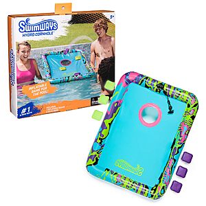 4.09*:SwimWays Hydro Cornhole,Pool Toys for Kids and Adults,Cornhole Toss Game for Beach,Lake and Swimming Pool,Outdoor Toys for Kids Aged 5 & Up