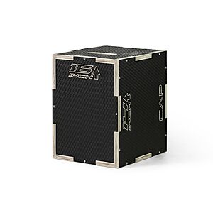28.92 | CAP Barbell 3-in-1 Plyometric Box (16in x 14in x 12in) at Amazon