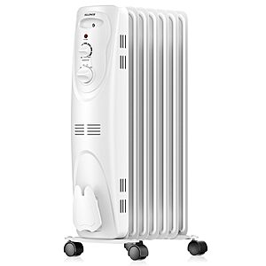 1500W Pelonis Basic Electric Oil Filled Radiator (White) $44.05 + Free Shipping