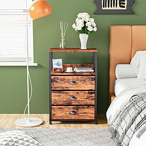 TYDIMOR Fabric Drawer Night Stand: 5-Drawer $22, 3-Drawer $18 & More