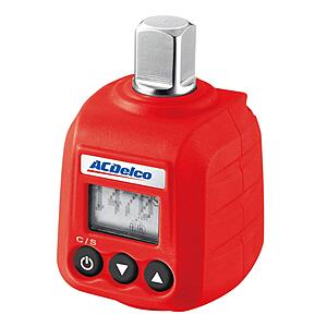 $48.99*:ACDelco 1/2" Heavy Duty Digital Torque Adapter – 14.8–147.6 ft-lbs, Buzzer & LED Alert, ISO 6789 Calibrated at Amazon