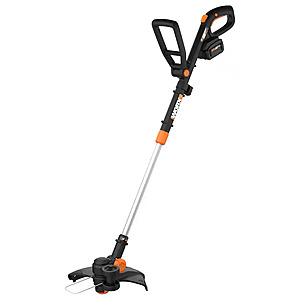 $99.99*:WORX - 20V 12" Brushless Cordless String Trimmer (1 x 4.0Ah and 1 x Charger) - Black at Best Buy