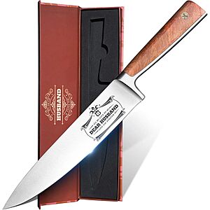 $6.74*:Huusk Premium 8” Chef Knife at Amazon