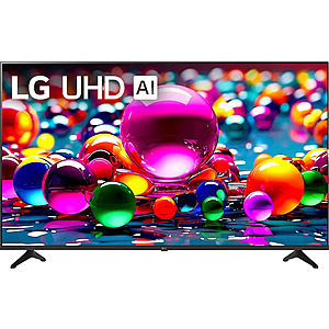 LG - 55&rdquo; Class UA77 Series LED AI 4K UHD Smart webOS TV (2025) at Best Buy $280