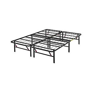 $23.99*:Amazon Basics 14" Foldable Metal Platform Bed Frame (Black) at Woot!