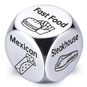 1-pc Wareon Steel Food Decision Dice $3 