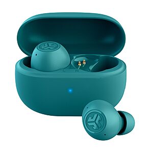 JLab Go Pop ANC True Wireless Earbuds & Charging Case (Teal) .40
