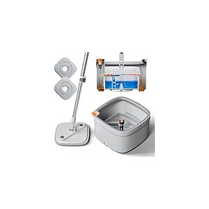 $19.99: KZKR Spin Mop and Bucket Set- 2 Pad at Woot!