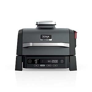 $289.99: Ninja 6-in-1 Woodfire Outdoor Electric Grill & Smoker at Amazon