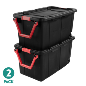 2-ct 40-gal Sterilite Wheeled Industrial Plastic Tote (various) $37 + Free S&H