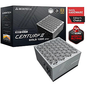 1200W MONTECH Century II ATX 80 Plus Gold Modular Power Supply $119.89 + Free Shipping at Newegg