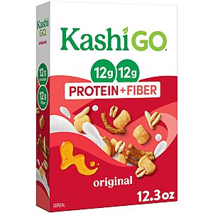 12.3-Oz Kashi GO Protein Cereal (Original) $3.80 w/ S&S