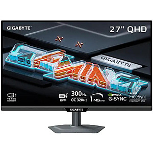 $199.99: 27" Gigabyte M27Q3 2560x1440 300Hz 1ms IPS Monitor + Free S&H at Newegg