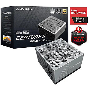 $89.9: MONTECH CENTURY II 1050W ATX Gaming PSU, 80 Plus Gold, Fully Modular, ATX 3.1 & PCIe 5.1 Ready, 10-Year Warranty at Newegg