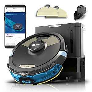 Shark AI Ultra 2-in-1 Robot Vacuum & Mop Combo w/ 60-Day Debris Capacity (Black/Gold, AV2610WA) $269.99 + Free Shipping