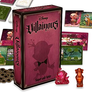 $5.48: Ravensburger Disney Villainous - Sugar & Spite Strategy Game, King Candy/Shere Khan at Amazon