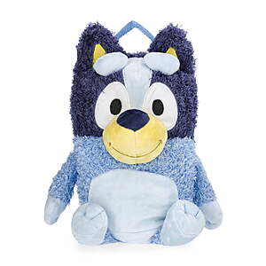 12.5" Bluey Kids' Plush Backpack Blue $10 + Free S&H w/ Walmart+ or on $35+