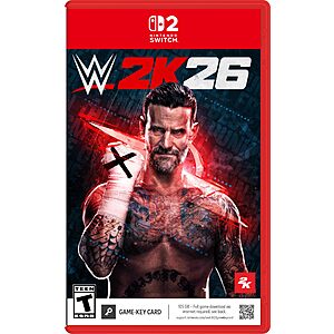 WWE 2K26 (Nintendo Switch 2) $49.99 + Free Shipping at Amazon