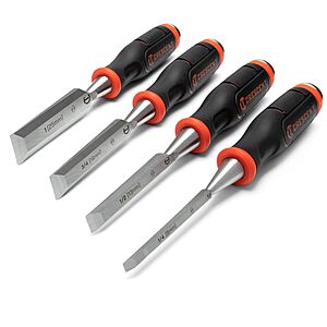 Crescent 4 Piece Wood, 1/4", 1/2", 3/4"", 1" Chisel (CWCHS4) $17.26 + Free Shipping w/ Prime or on $35+