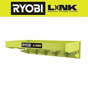 Ryobi LINK Hanging Shelf (21" W x 11" D x 5.75" H, 50-lb Capacity) $19.99 + Free S&H at HomeDepot