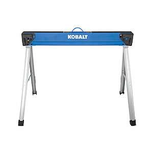 Kobalt 43-in W x 30-in H Steel Saw Horse ( 1100-lb Capacity) $29.98 ++ Free S&H at Lowe's