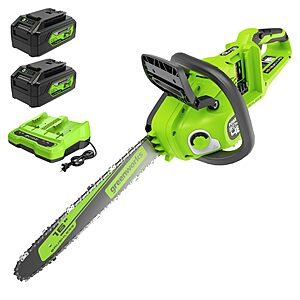 Greenworks 24-volt 16-in Battery 4 Ah Chainsaw Battery&Charger Included $199 + Free S&H at Lowe's