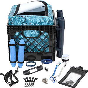 Mossy Oak 24 Piece Kayak Storage Crate with Dry Bag $25 + Free S&H w/ Walmart+ or $35+