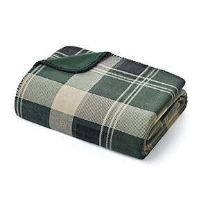 50" x 72" Pawz Plush Oversized Throw Blanket (Red Plaid)