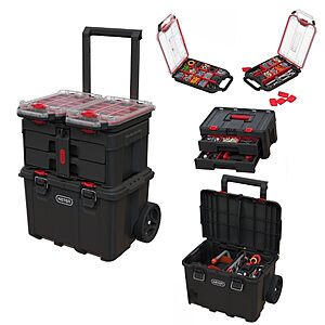 [Prime] Stack N’ Roll 4-Piece Rolling Tool Storage System with Drawers & Trays $113.41 + Free S&H at Amazon