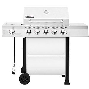 Royal Gourmet 60,000 BTU 5-Burner Liquid Propane Gas Grill w/ Side Burner & 632 Sq. In. Cooking Area (Silver) $275.51 + Free Shipping at HomeDepot