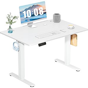 40" DUMOS Electric Standing Desk w/ Memory Presets (3 colors) $65.96 + Free Shipping at Amazon