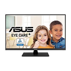 [Prime] $170: ASUS 31.5” 4K HDR Eye Care Monitor (VP327Q)  at Amazon